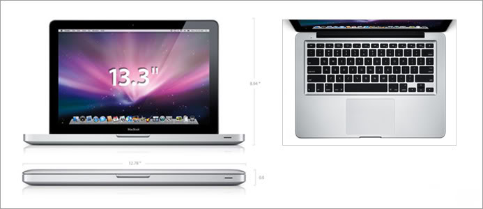 Macbook Pro MB133 - T8300/ram2GB